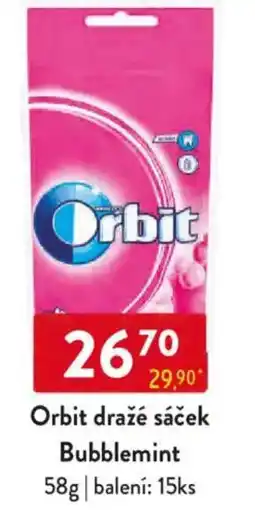 Qanto Orbit dražé sáček Bubblemint nabídka