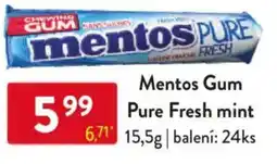 Qanto Mentos Gum Pure Fresh mint nabídka