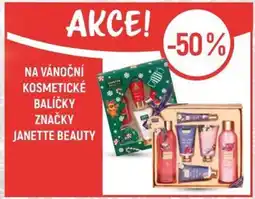 Globus Na vánoční kosmetické balíčky značky Janette beauty nabídka