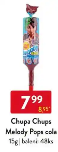 Qanto Chupa Chups Melody Pops cola nabídka