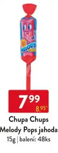 Qanto Chupa Chups Melody Pops jahoda nabídka