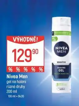 Globus Nivea Men gel na holení nabídka