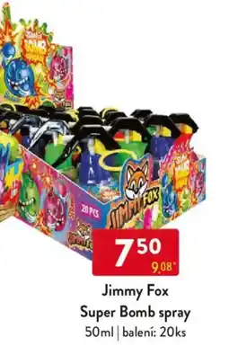 Qanto Jimmy Fox Super Bomb spray nabídka