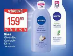 Globus Nivea tělové mléko nabídka