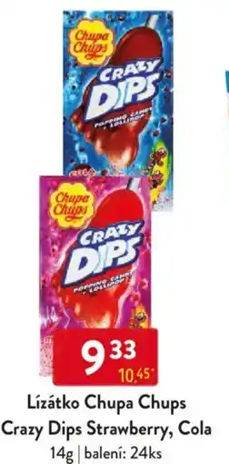 Qanto Lízátko Chupa Chups Crazy Dips Strawberry, Cola nabídka