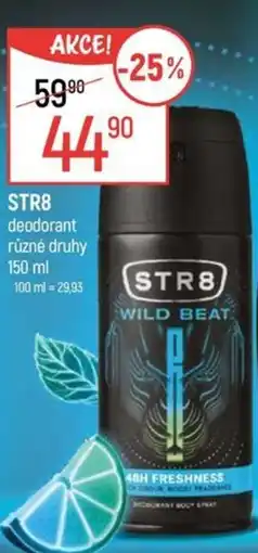 Globus STR8 deodorant nabídka
