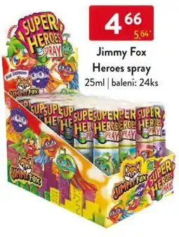 Qanto Jimmy Fox Heroes spray nabídka