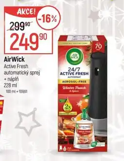 Globus Air Wick Active Fresh automatický sprej + náplň nabídka