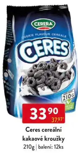 Qanto Ceres cereální kakaové kroužky nabídka