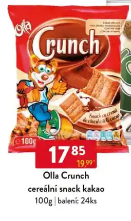 Qanto Olla Crunch cereální snack kakao nabídka