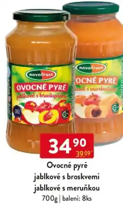 Qanto Ovocné pyré jablkové s broskvemi jablkové s meruňkou nabídka