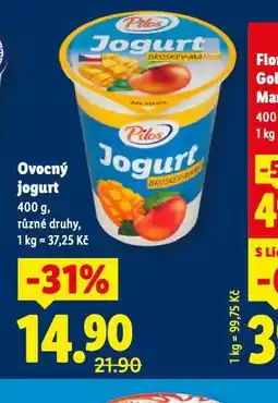 Lidl Ovocný jogurt nabídka