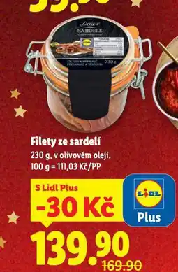 Lidl Filety ze sardelí nabídka