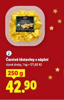 Lidl Čerstvé těstoviny s náplní nabídka