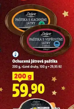 Lidl Ochucená játrová paštika nabídka