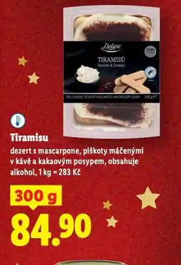 Lidl Tiramisu nabídka