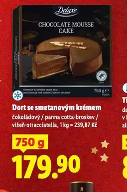 Lidl Dort se smetanovým krémem nabídka