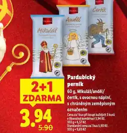 Lidl Pardubický perník nabídka