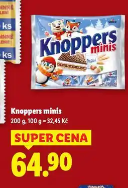 Lidl Knoppers minis nabídka