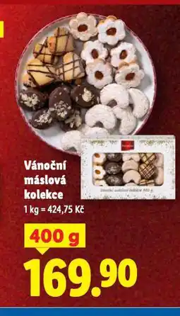 Lidl Vánoční máslová kolekce nabídka