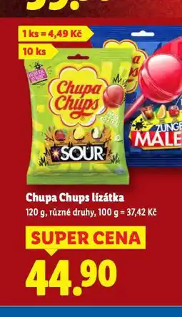 Lidl Chupa chups lízátko nabídka
