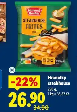 Lidl Hranolky steakhouse nabídka