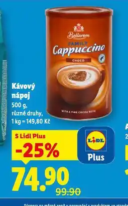 Lidl Kávový nápoj nabídka