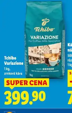 Lidl Tchibo varizione zrnková káva nabídka