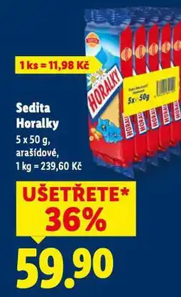 Lidl Sedita horalky nabídka