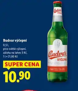Lidl Pivo budvar výčepní nabídka