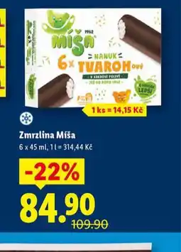 Lidl Zmrzlina míša nabídka