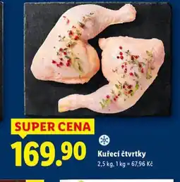 Lidl Kuřecí čtvrtky nabídka