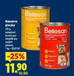 Lidl Bellosan konzerva pro psy nabídka