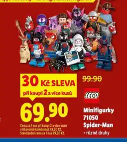 Lidl Minifigurky spider man nabídka