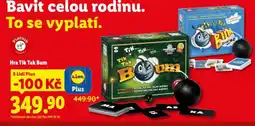 Lidl Hra tik tak bum nabídka