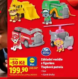 Lidl Základní vozidlo s figurkou tlapková patrola nabídka