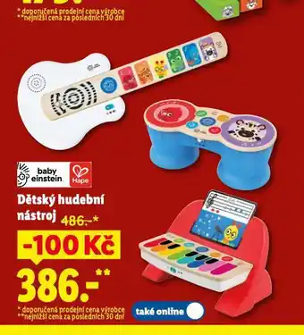 Lidl Dětský hudební nástroj nabídka