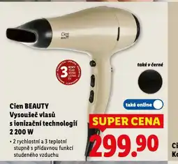 Lidl Vysoušeč vlasů s ionizační technologií nabídka
