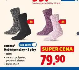 Lidl Hebké ponožky nabídka