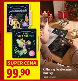 Lidl Kniha s vyškrabávacími obrázky nabídka