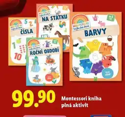 Lidl Montessori kniha plná aktivit nabídka