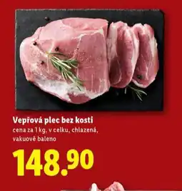 Lidl Vepřová plec bez kosti nabídka