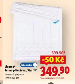 Lidl Termo přikrývka nabídka