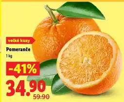 Lidl Pomeranče nabídka