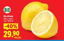 Lidl Bio citrony nabídka