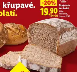 Lidl Žitný chléb bez droždí nabídka