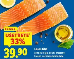 Lidl Losos filet nabídka