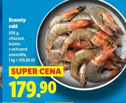 Lidl Krevety celé nabídka