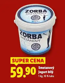 Lidl Smetanový jogurt bílý nabídka