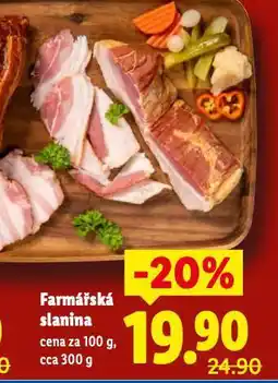 Lidl Farmářská slanina nabídka